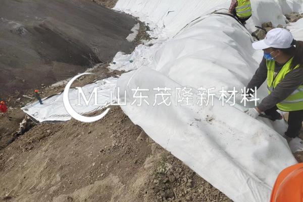 《順北油氣田一區奧陶系油氣藏產能建設項目-五號聯合站建設工程項目》土工布施工